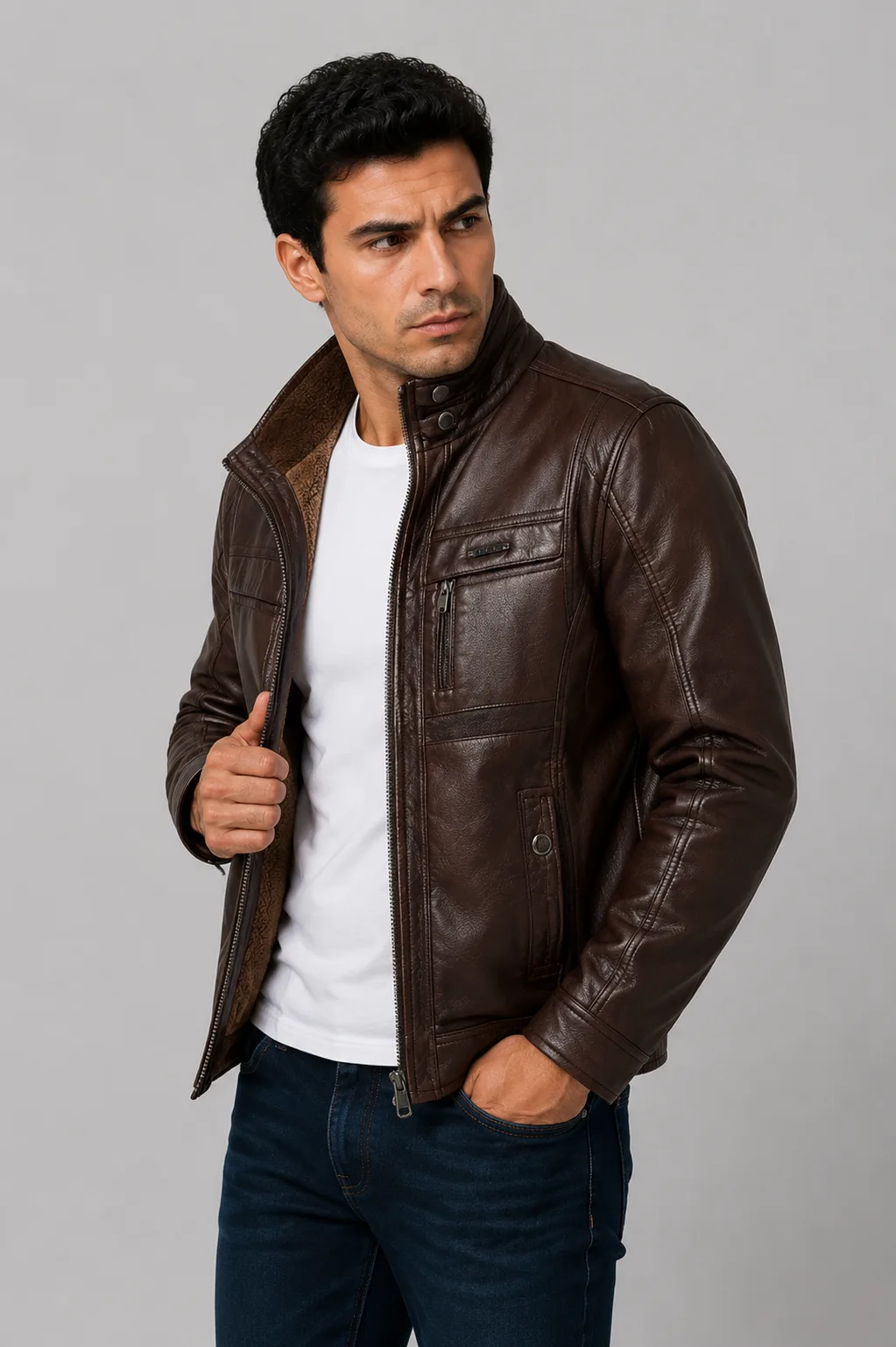 Gbely Leather Jacket