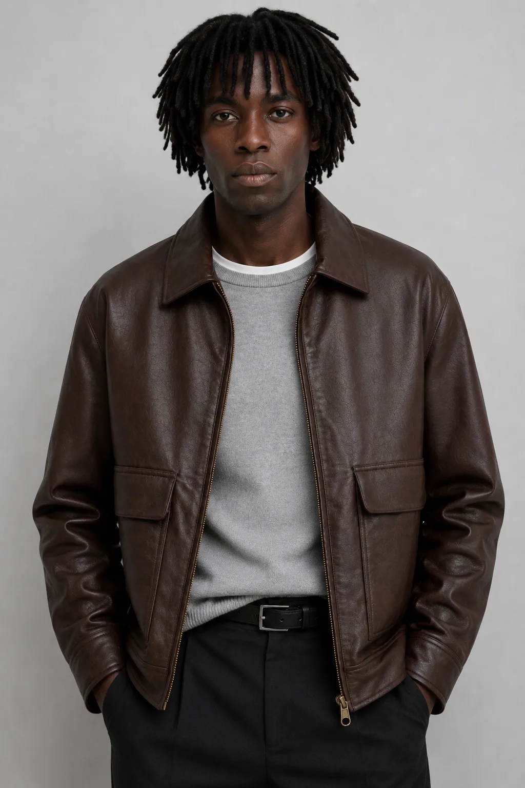 Henley Leather Jacket