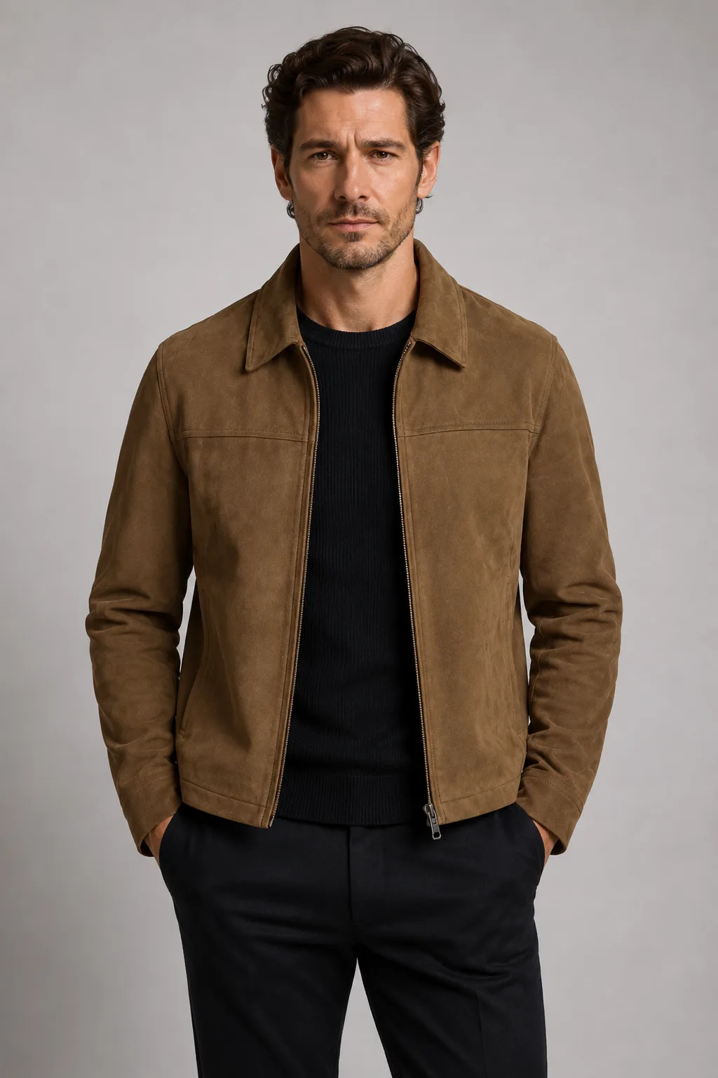Santorini Suede Jacket
